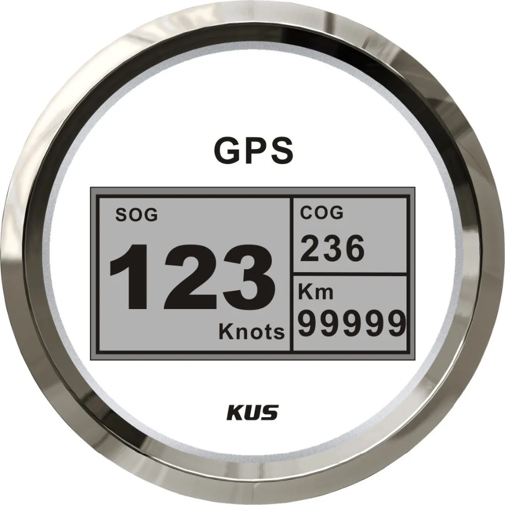 Новый KUS лодка GPS измеритель скорости цифровой ЖК датчик SOG COG узлов компас с