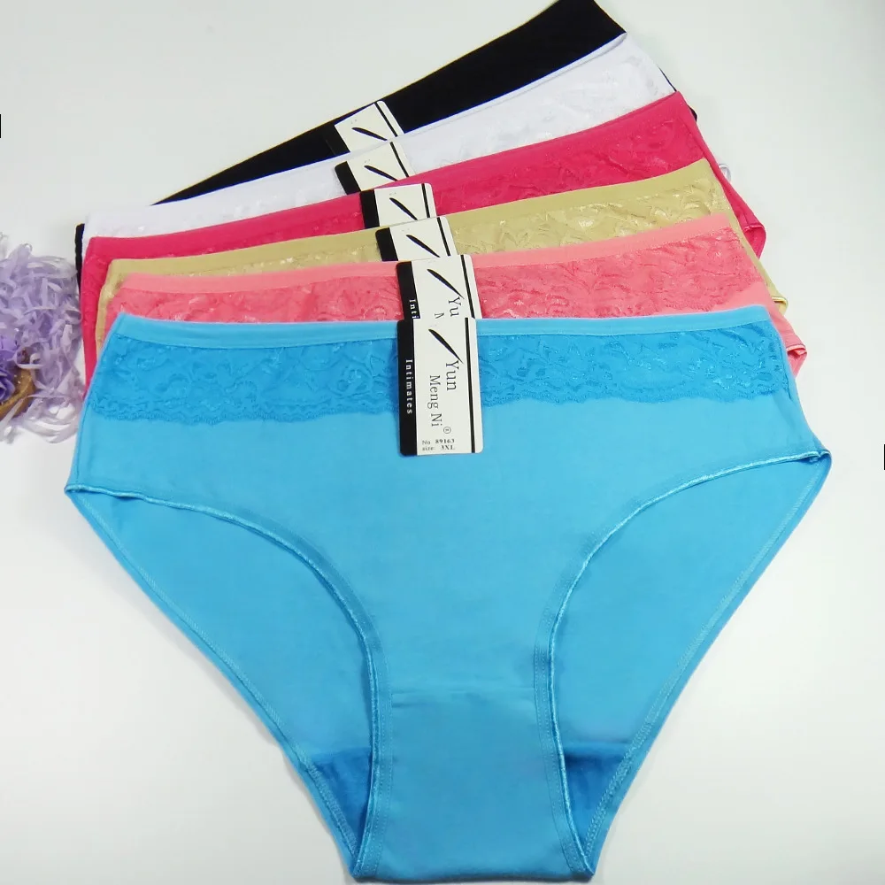 Бесплатная доставка 4 шт./Лот большие размеры 2XL/3XL/4XL женские трусики нижнее белье