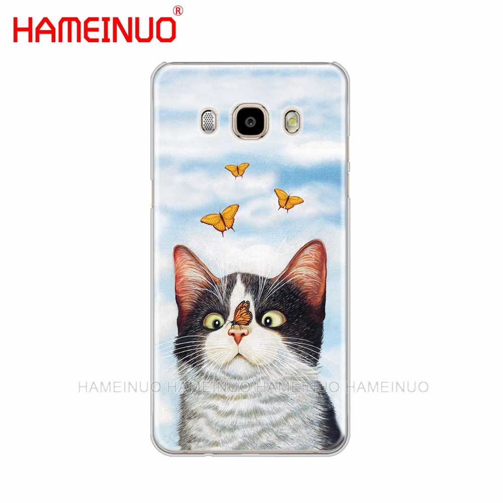 HAMEINUO чехол для телефона с подставкой-бабочкой на кошачьем носу Samsung Galaxy J1 J2 J3 J5 J7