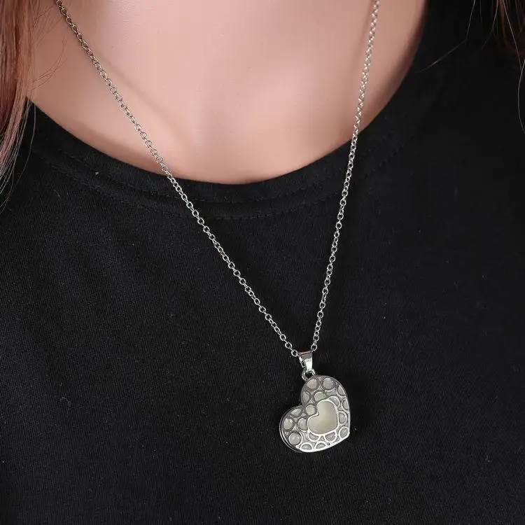 2015 Creative Accessories Women Fashion Collares Ladies Long Necklace Chain Charming Cute Blue Moon Heart Necklaces Pendants | Украшения и