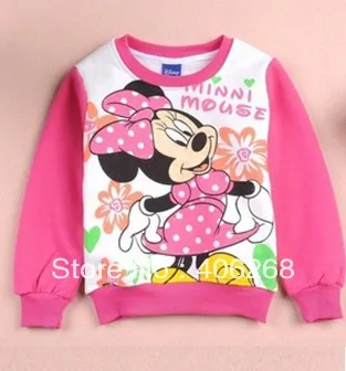 free shipping 2013 new best quality fashion spring children clothing mickeys girls Sweatshirts Long sleeved|clothing america|sweatshirt