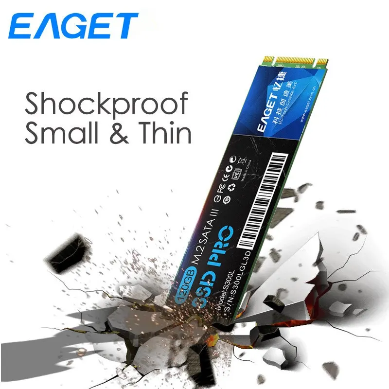 Eaget NGFF M.2 SSD 120 ГБ SATA III Internal Solid State Drive г M2 Дискотека Дуро interno 3 0 HD HDD жесткий диск для