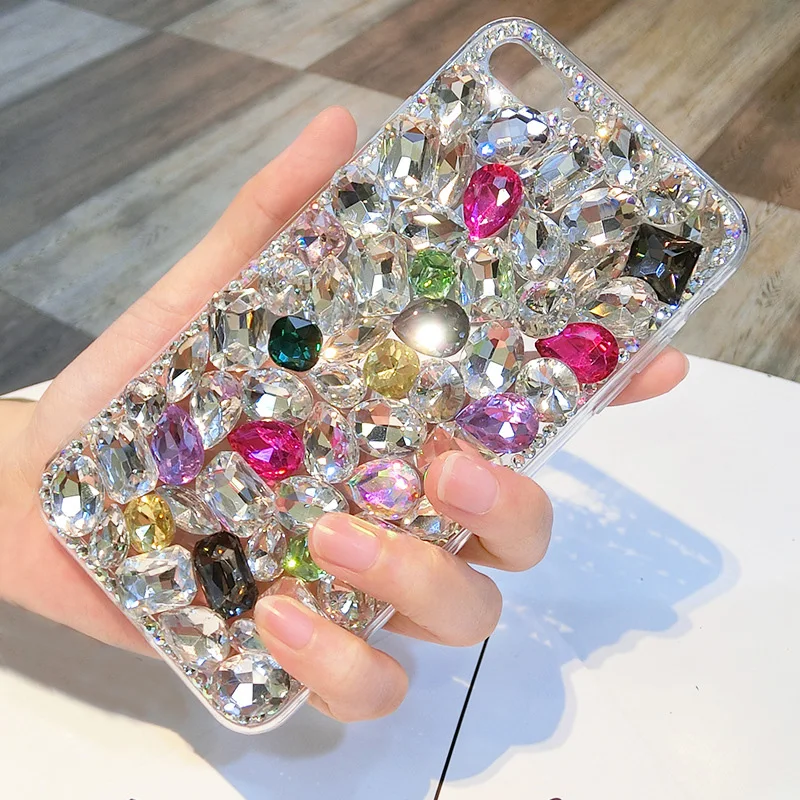 Rheinruby DIY блестящие стразы чехол для huawei mate 20 P20 Pro P9 P10 Plus 9 10 Nova 3I s| |