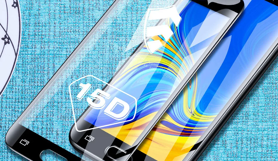 15D защита экрана закаленное стекло для samsung Galaxy J8 J6 J4 Plus для samsung J7 J5 J3 Защитная стеклянная пленка
