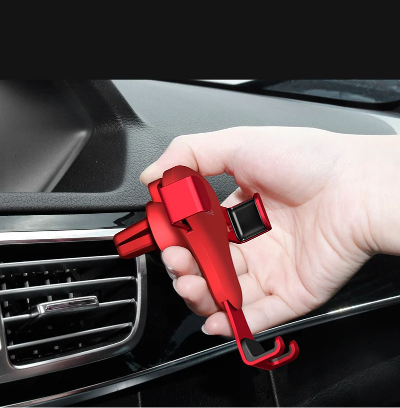 Cafele тяжести реакции автомобильный держатель мобильного телефона клип тип вентиляционное отверстие monut GPS автомобильный держатель телефона для iPhone 7 6S плюс Samsung S8