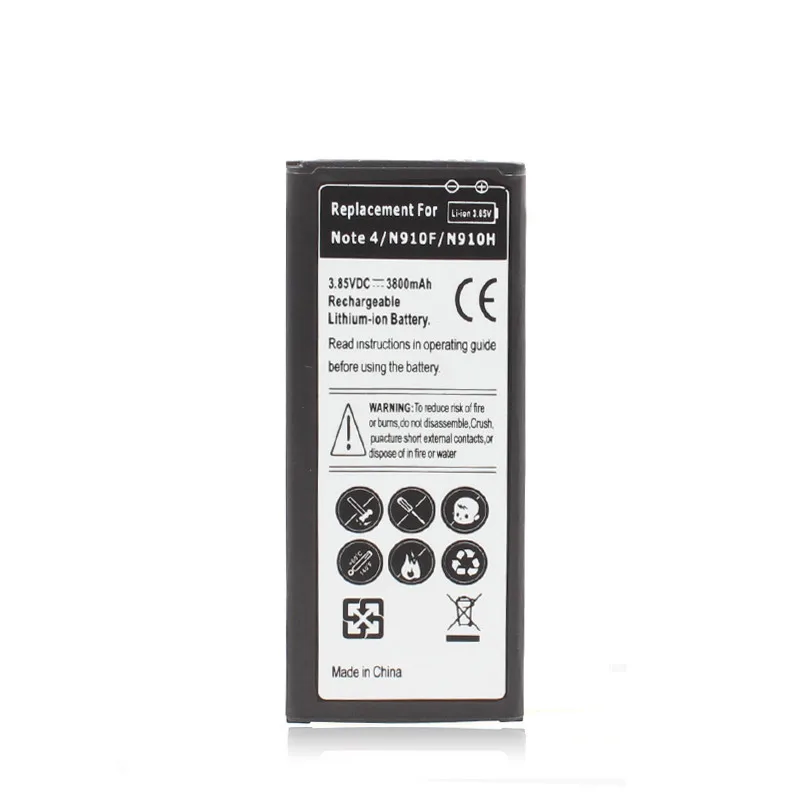 Запасной аккумулятор для Samsung Galaxy Note 4 N9100 3800 мАч|batteria samsung|battery for samsungbattery samsung galaxy |