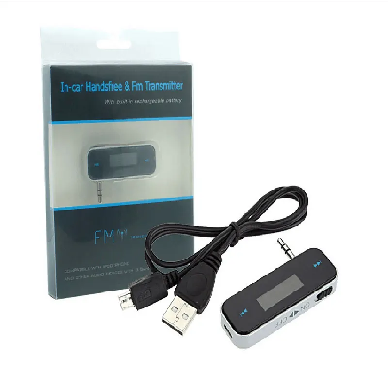 Мини fm-передатчик мм 3 5 в автомобиле музыкальный аудио Bluetooth Автомобильный mp3