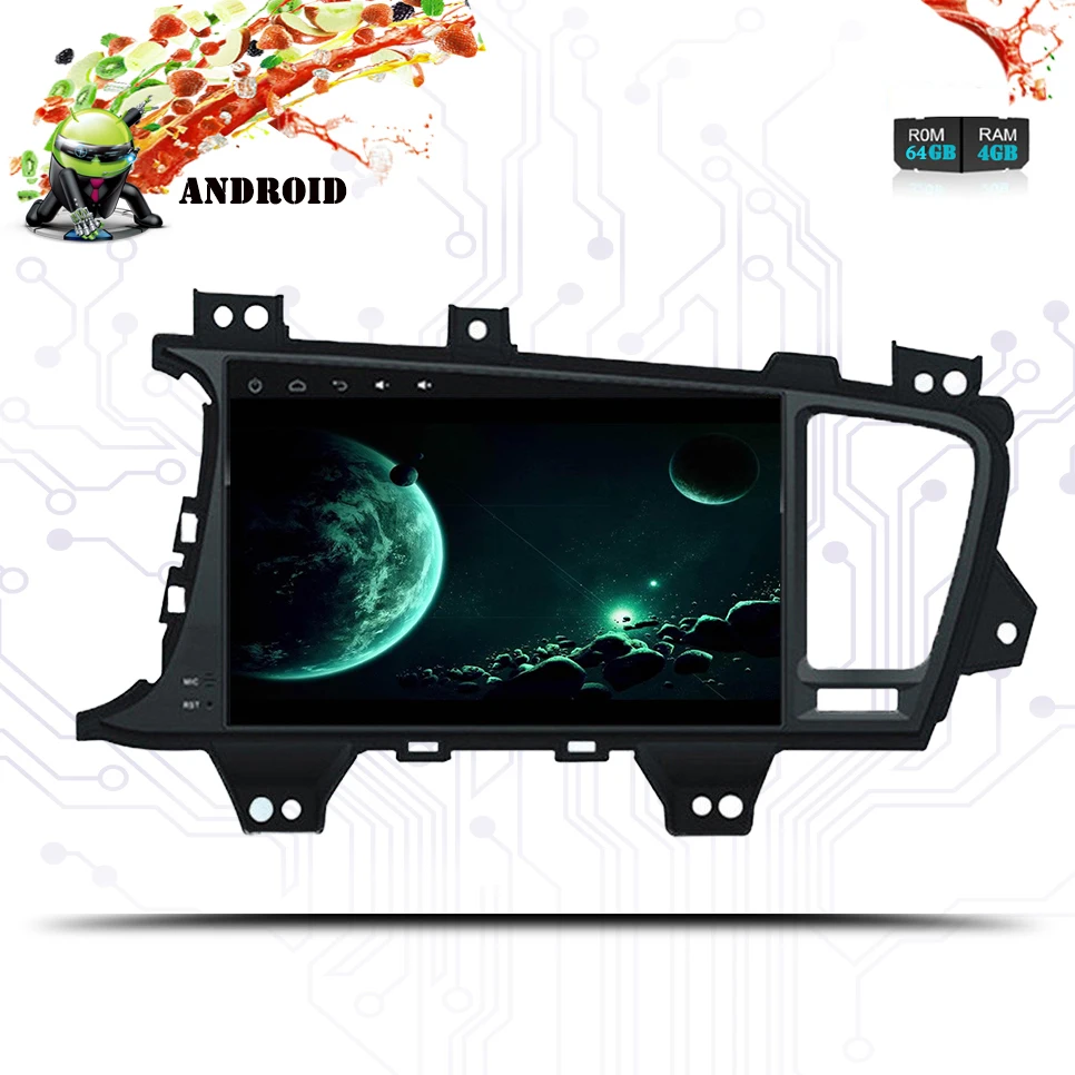 9'' Car dvd android 9.0 for Kia K5 Optima 2011 2012 13 2014 autoradio 4G 64G ROM GPS navigation auto radio multimedia System |