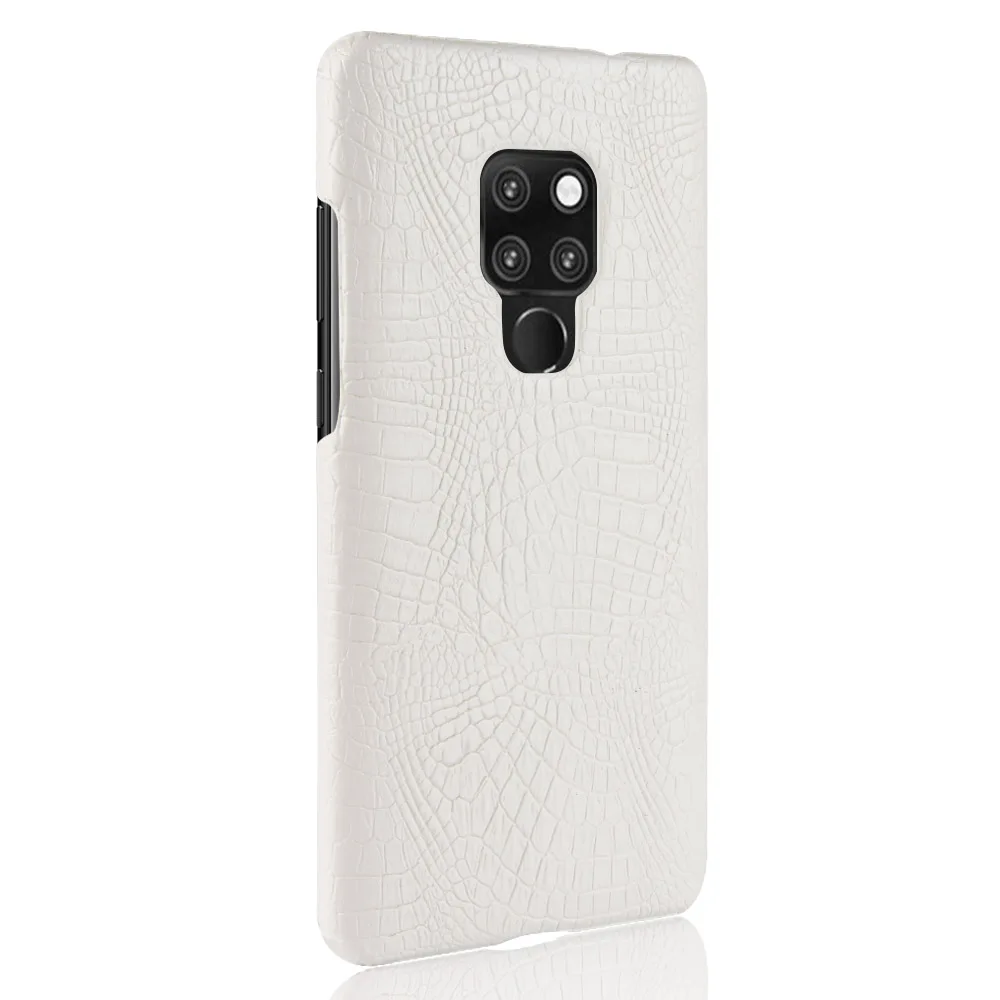 Жесткий чехол из искусственной кожи с текстурой крокодиловой кожи для huawei mate 20X20 pro 20lite 2 9lite pro 8 10lite mate SE 9 mate 7 mini