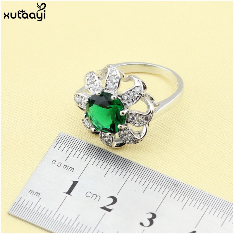 Женские серебряные Ювелирные наборы XUTAAYI блестящее