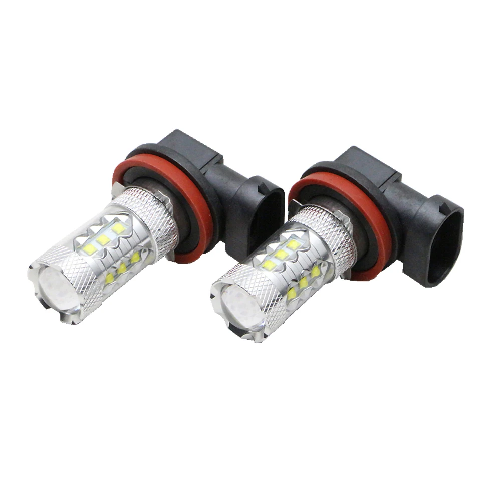 Лампа светодиодная H11 для Audi A3 A4 A5 A6 Q3 Q5 Q7 S4 S5 S6 TT 12 В 24 2 шт.|Передние LED-фары авто| |