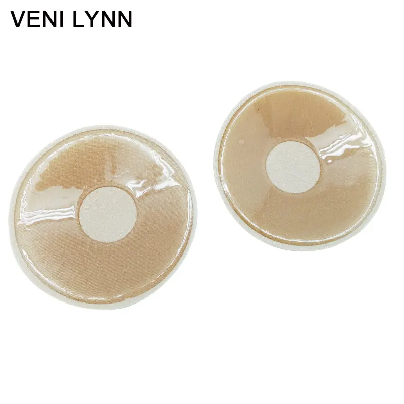 VENI Линн ткань покрытие сосков круглый пирожки самостоятельно липкие чашечки