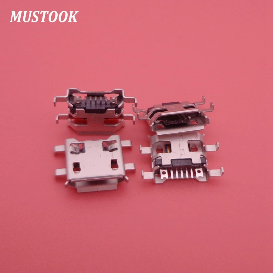 

50 шт./лот Mini Micro USB DC разъем для зарядки для планшета Alcatel One Touch Evo 7