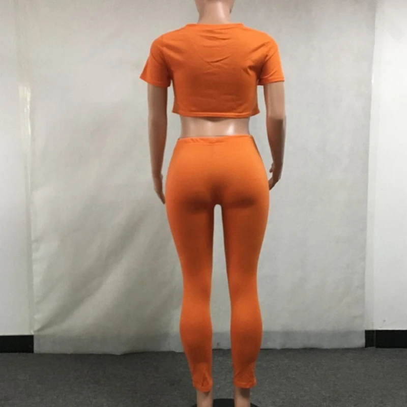 Письмо с цветочным принтом комплект из двух предметов Для женщин укороченный топ