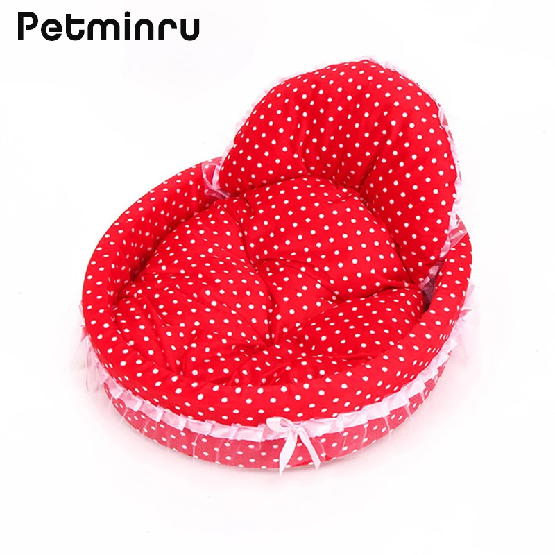 Petminru Dot кошка собака кровати принцессы кружевной домик для собак и щенков домик для домашних животных диваны для кошек собачье гнездо питомник
