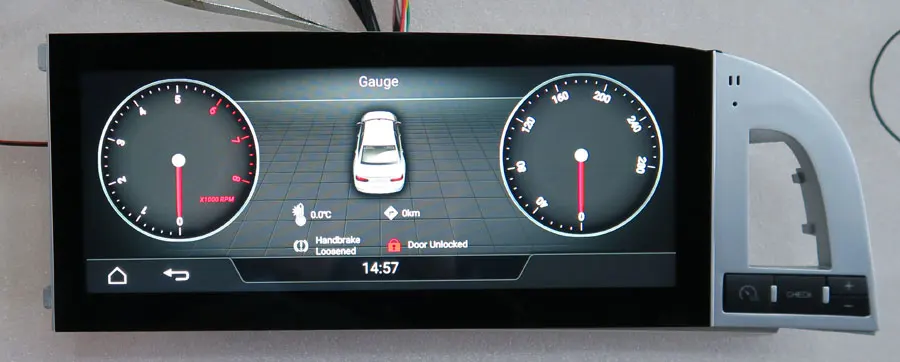 10,25 дюймов Android автомобильный мультимедийный плеер для Audi A6 A6L 2005-2011 Авто gps заводской дизайн панели