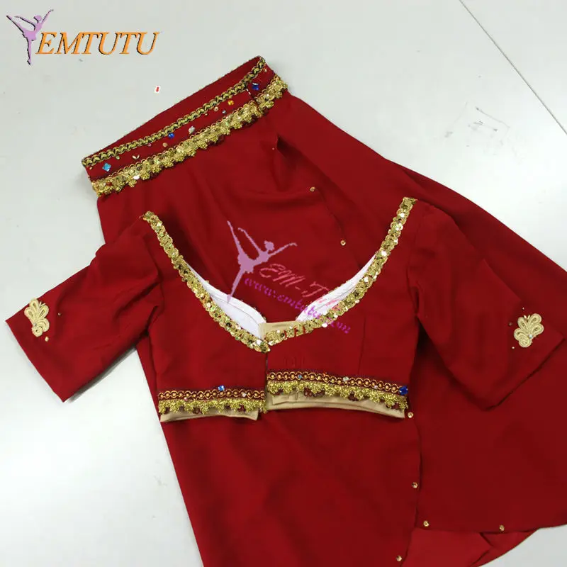 Балетное платье Don Quixote с вариацией профессиональный костюм для балета красное