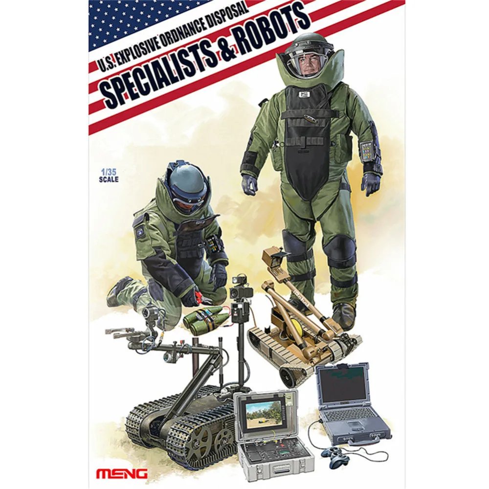 OHS Meng HS003 1/35 США специалистов по обезвреживанию взрывозащитных предметов и