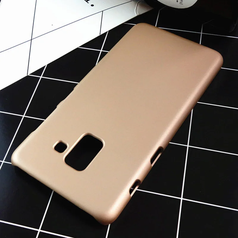 Чехол для Samsung A8 2018 матовый тонкий Матовый Жесткий ПК Пластиковый Fundas Coque Galaxy A530 5 6