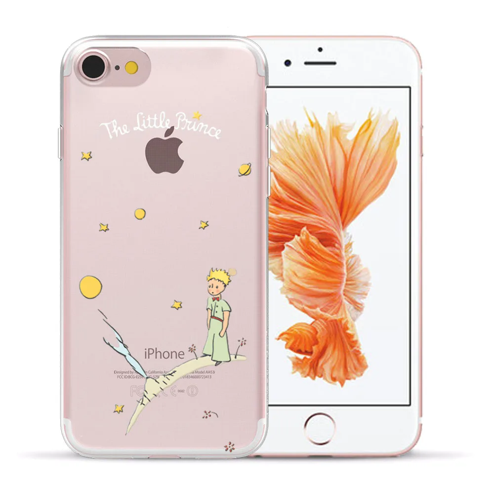 7 Мягкий ТПУ силиконовый чехол с принтом Маленького принца для Apple iPhone 11 Pro Max 5 5S SE 6 6S 7 8 Plus X XS Max XR задняя крышка для телефона - Цвет: 7