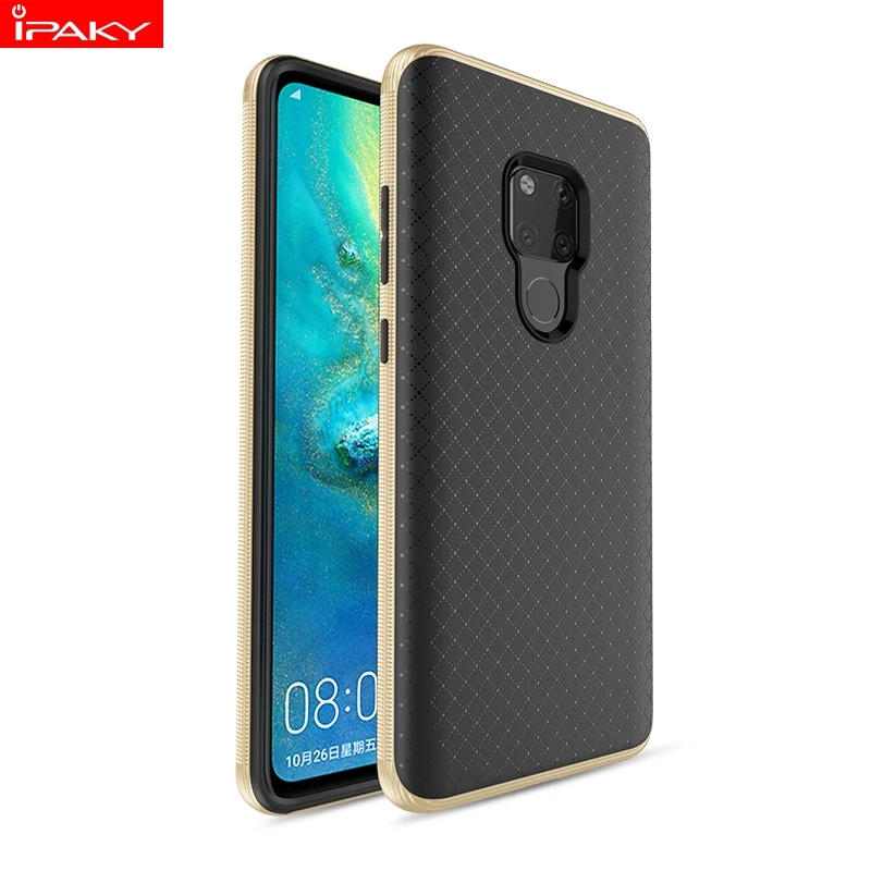 Для huawei mate 20 Чехол IPAKY 20X PC бампер силиконовый мягкий задний 2 в 1 Гибридный