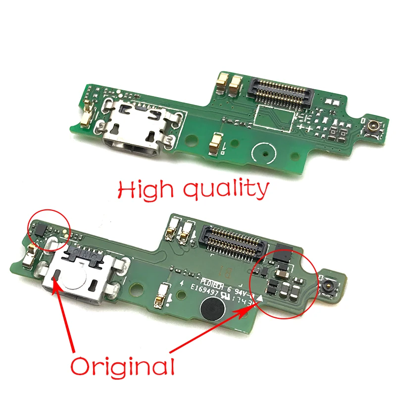 Док-разъем Micro USB зарядное устройство зарядный порт гибкий кабель зап. Части для соединительной платы для Xiaomi Redmi 4X4 Pro