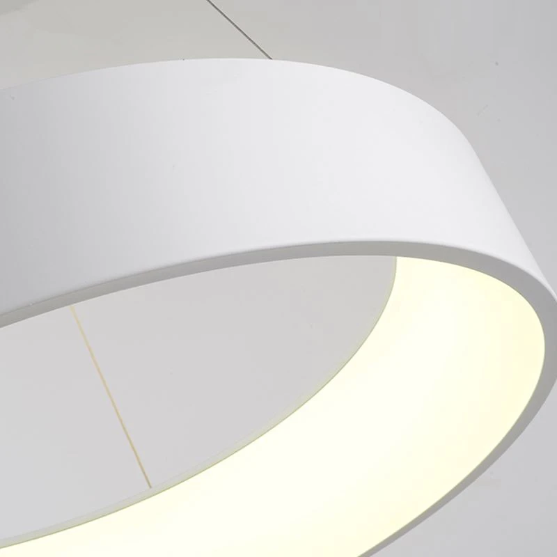 Акриловые кольцевые подвесные светильники для столовой 90-260 В переменного тока