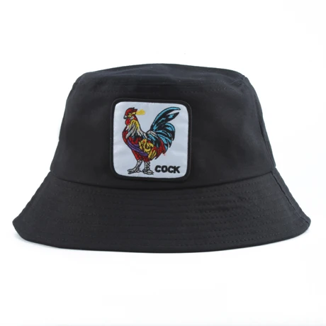 cock black Новинка, модные Панамы, Панама, шляпы для мужчин и женщин, летняя Рыбацкая шляпа с вышивкой акулы, хип-хоп кепка, шляпа Боба, шапка - Цвет: cock black