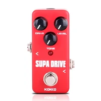 kokko mini supa drive electric guitar effect pedal warm and clean overdrive effect sound processor tube overload wholesale fod5
