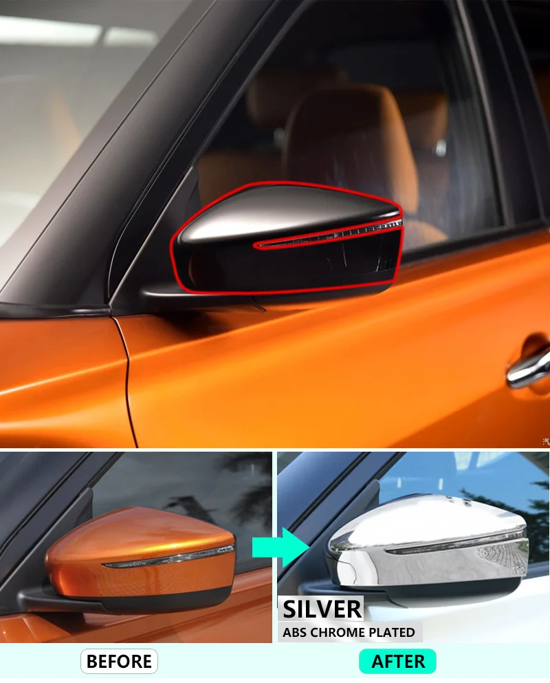 Для Nissan ногами Роскошные Высокое качество углеродного волокна Chrome Зеркало
