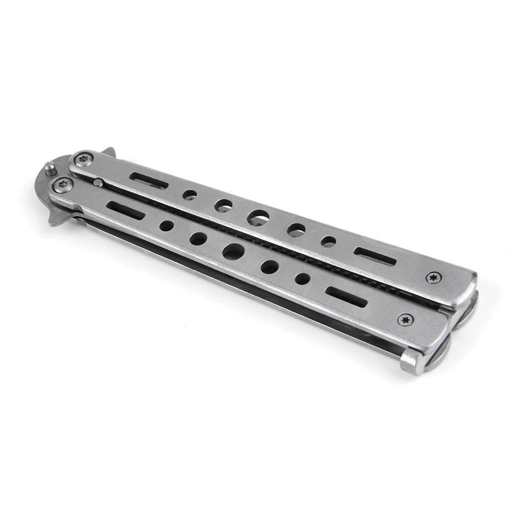 Профессиональный салон из нержавеющей стали складной тренировочный нож бабочка