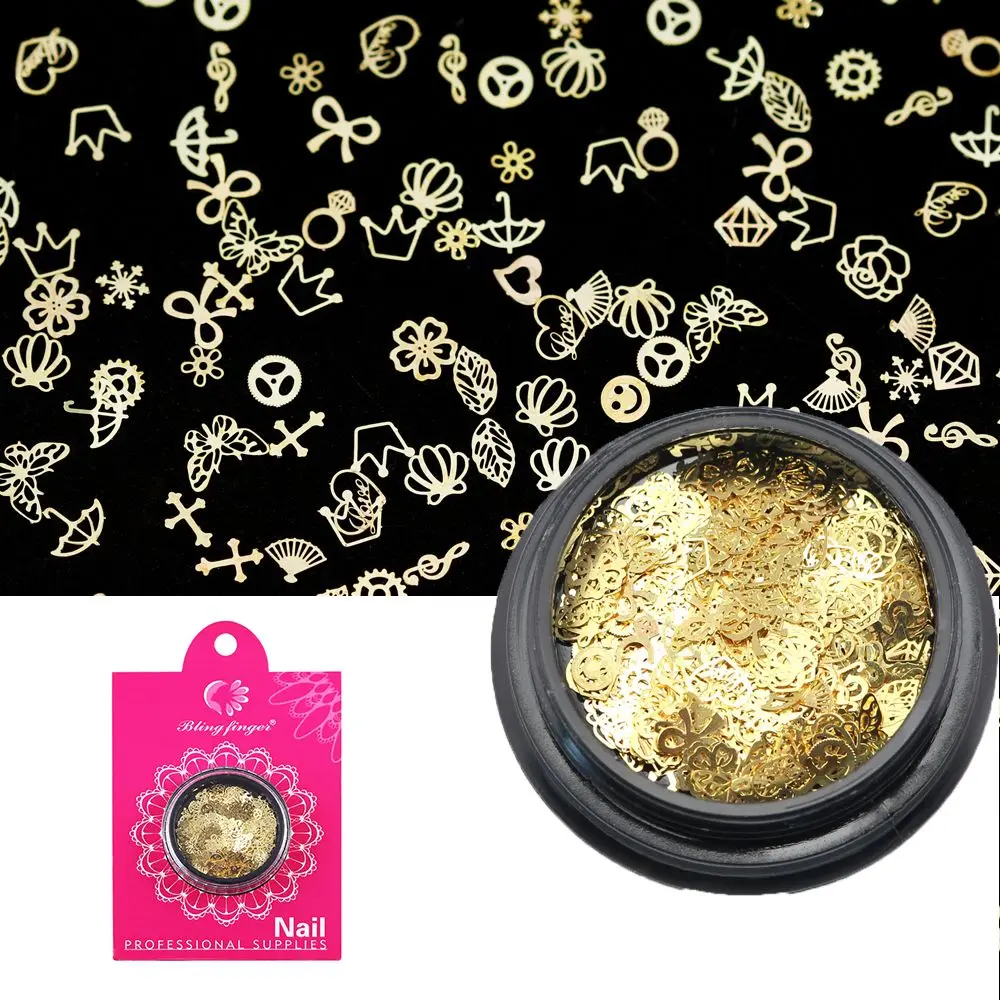 400 шт./кор. из полотого металла штифты заклепки улыбка крест Алмазная коронка для