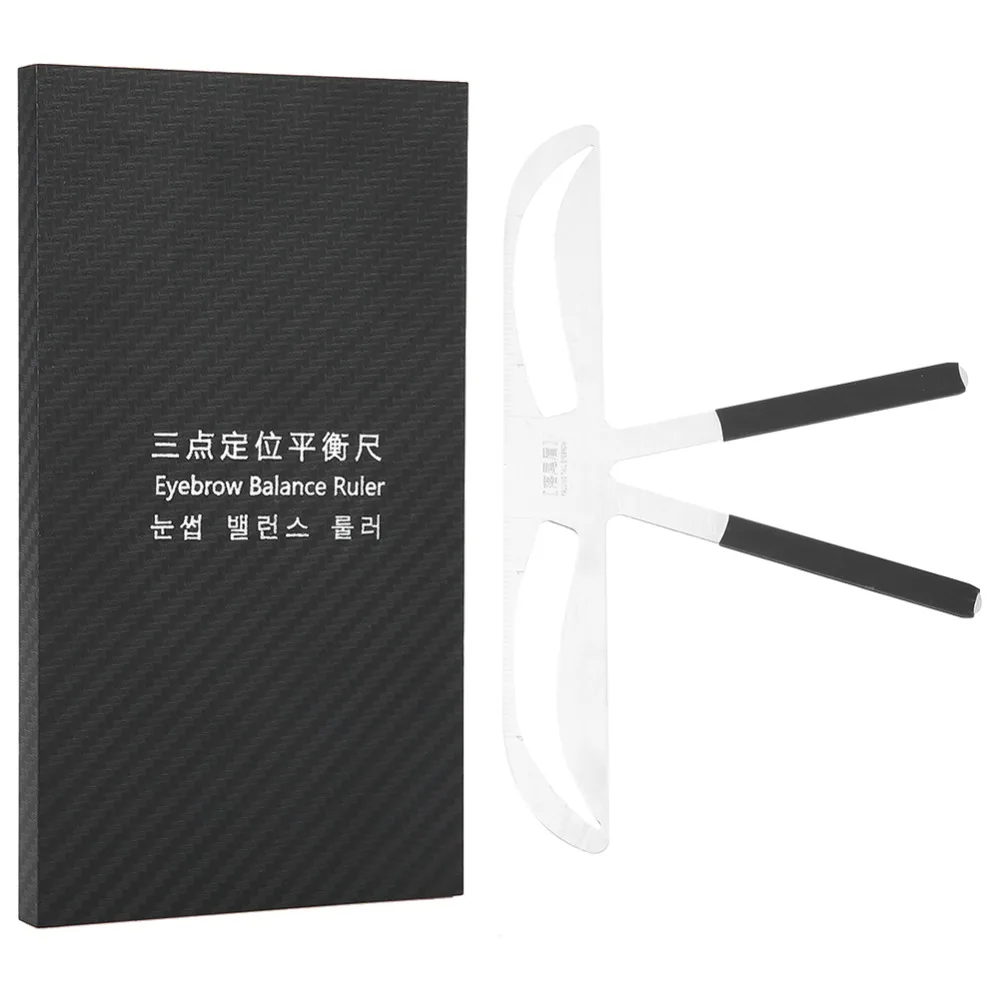 Набор для коррекции бровей одноразовая линейка инструменты татуажа