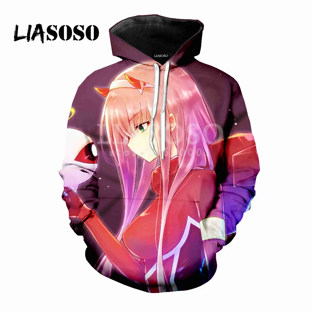 LIASOSO 2018 новинка Лидер продаж аниме для девочек мультфильм ноль два 3D принт
