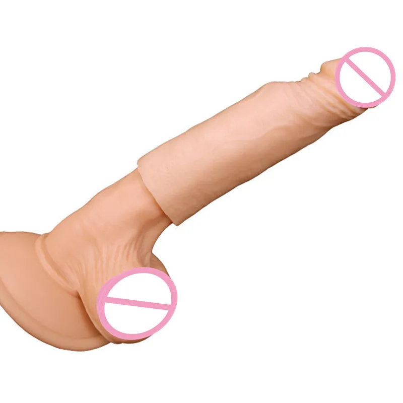 Реалистичный силиконовый рукав для пениса 4 вида увеличивающее мужское кольцо