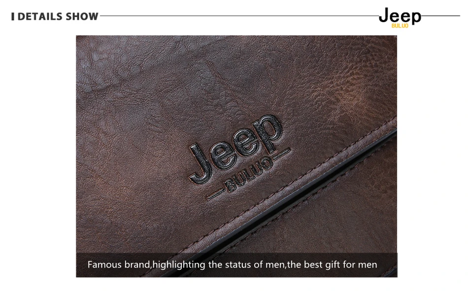 Мужской портфель с ремнем через плечо jeep buluo, оранжевый портфель для ноутбука 14", брендовая деловая сумка для документов, кожаная сумка для офиса, все сезоны