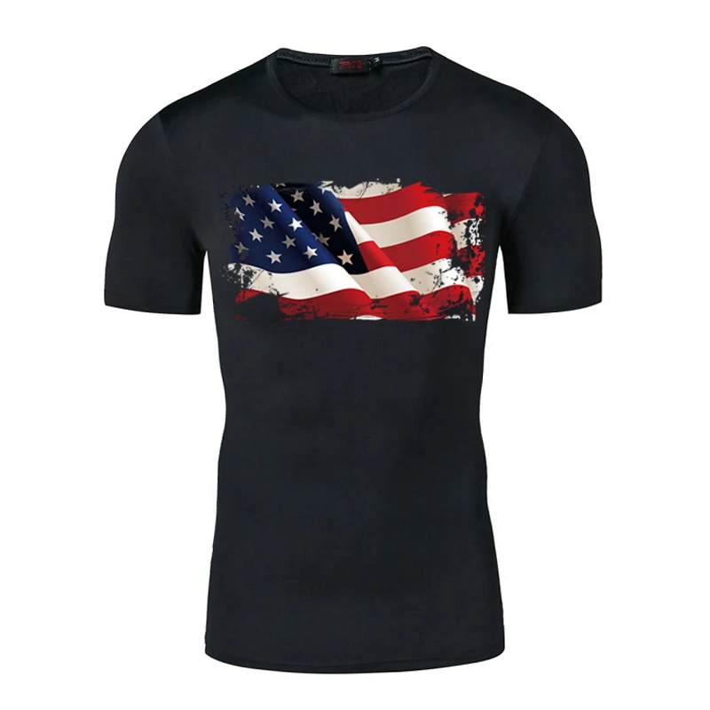 Пластыри с американским флагом двух размеров моющиеся термотрансферные