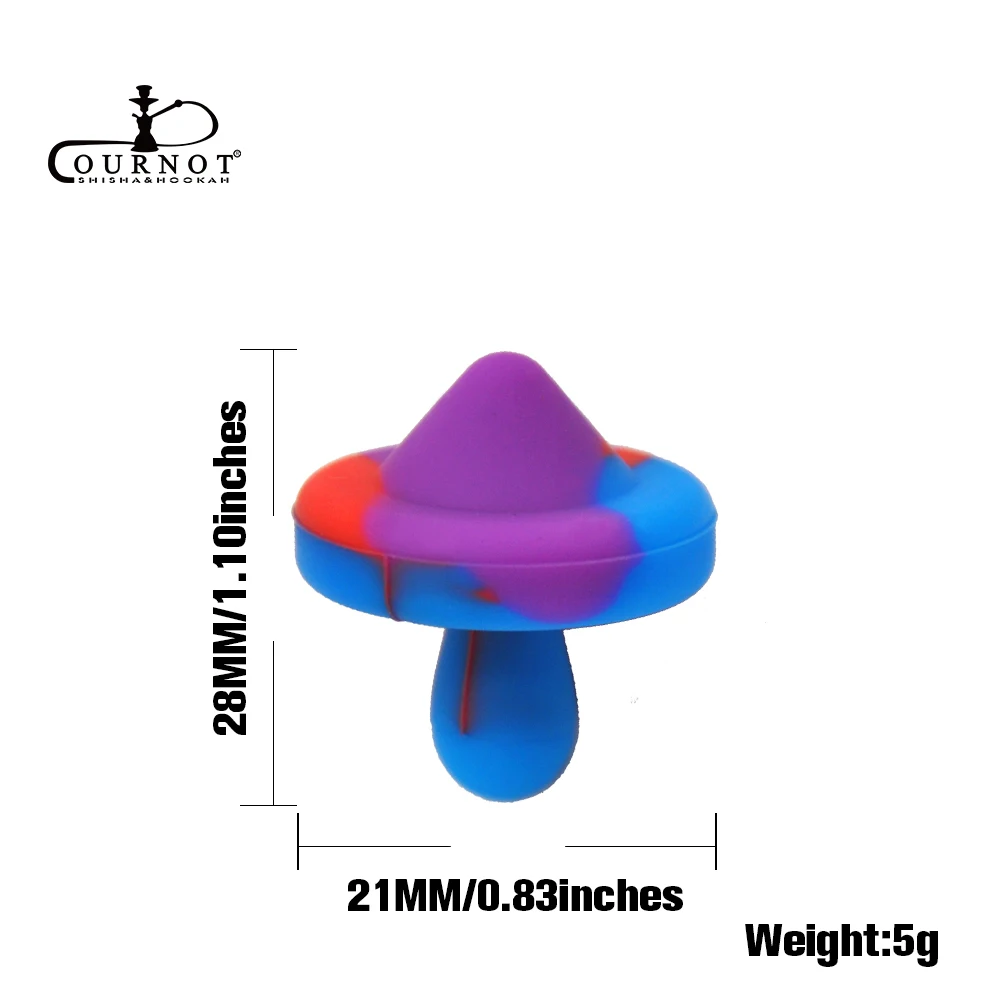 COURNOT Премиум гироскоп форма FDA Силиконовый карбюратор крышка даббер воск масло