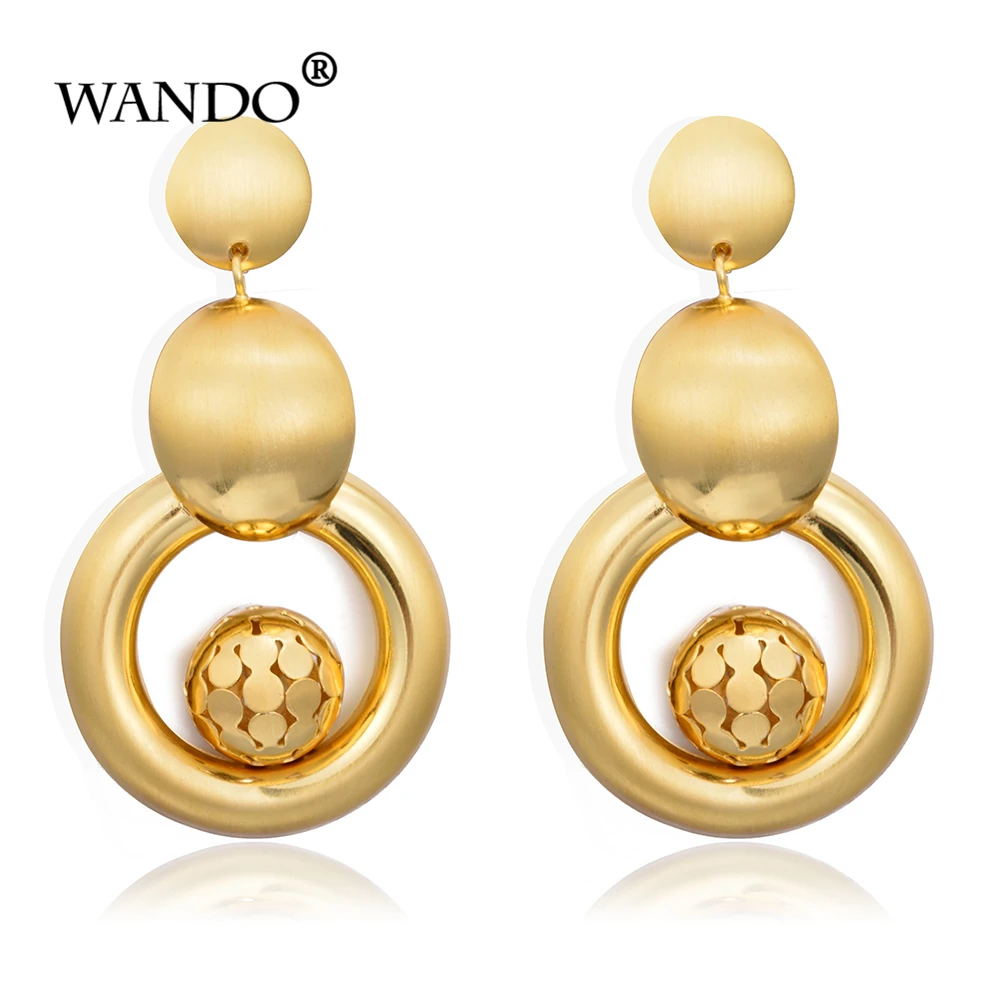 Женские Геометрические серьги WANDO длинные серьги-капельки в стиле панк-рок с