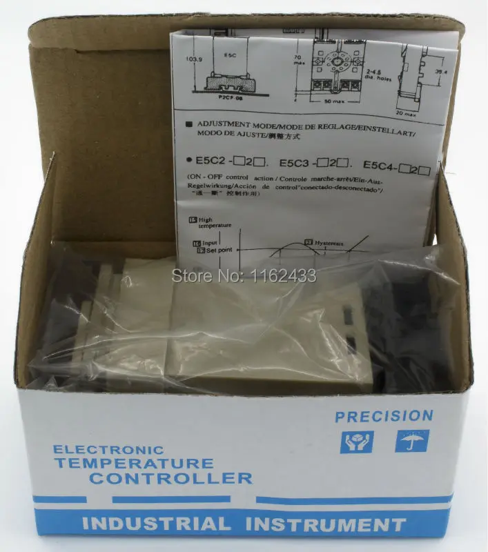 E5C4 AC 220V релейный выход K вход цифровой регулятор температуры с разъемом |