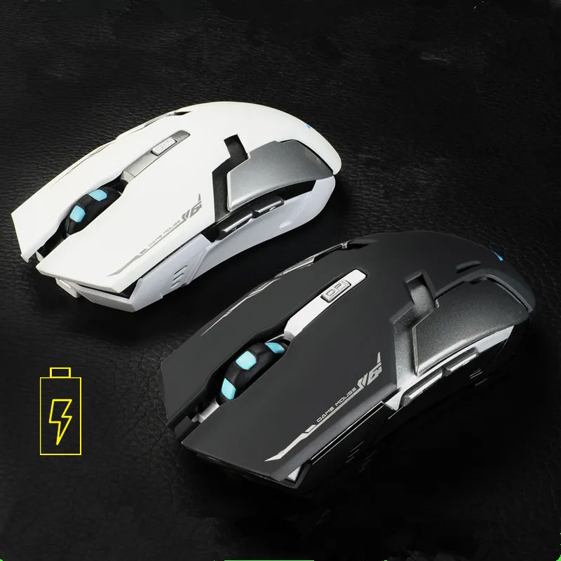 Бесшумная перезаряжаемая беспроводная мышь игровые мыши для компьютера