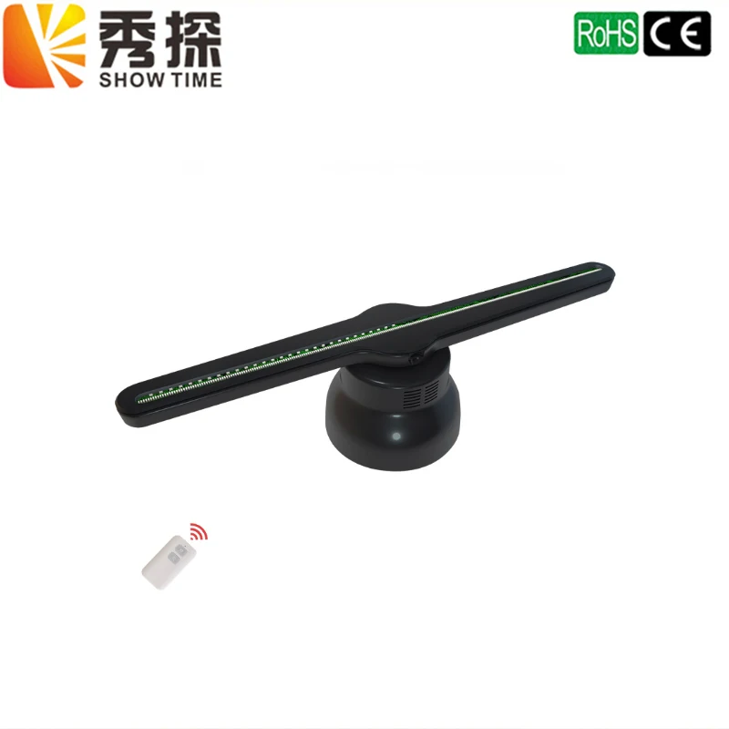 Горячая Распродажа 3D Голограмма рекламы Дисплей светодиодный вентилятор