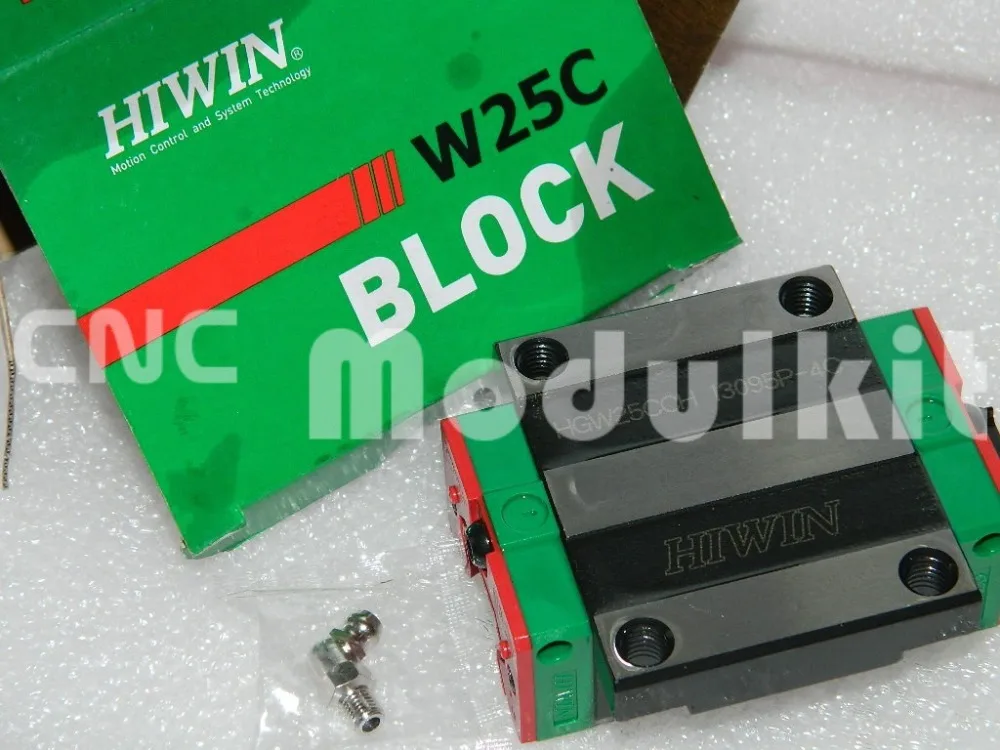 Блок HGH25 оригинальный Тайвань HIWIN HGW25 CNC линейный подшипник с фланцем HGW25CA линейная