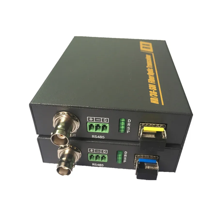 Zy stf501 10 км HD SDI Волокно оптический удлинитель media converter 3G видео передатчик и