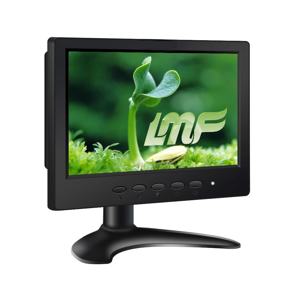 7 дюймов BNC монитор небольшой ЖК-монитор/HDMI ЖК-монитор портативный ЖК-монитор с AV/BNC/VGA/HDMI/USB двумя динамиками