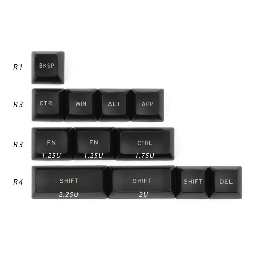 MAXKEY SA Stars Keycaps набор Doubleshot ABS 125 клавиш для механической клавиатуры cherry mx |