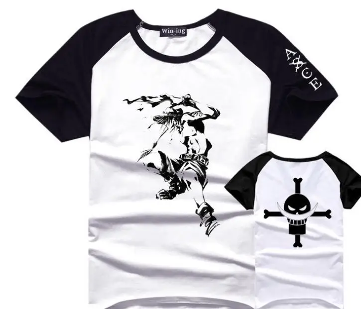 Цельный Portgas D Ace футболка Мужская хлопковая Аниме футболки футболка|anime t shirt|t