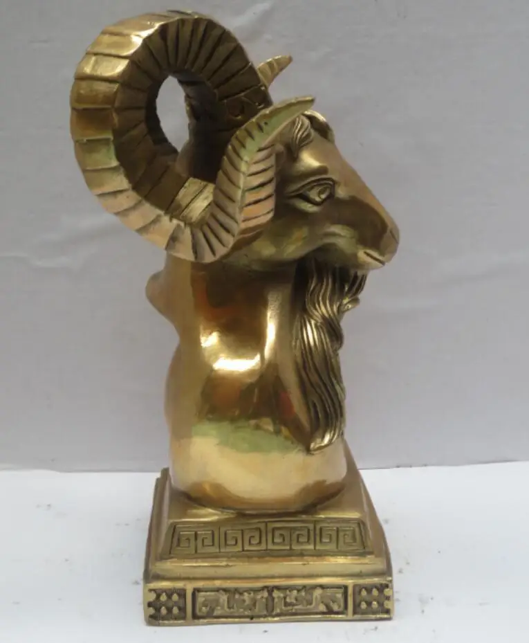 Высота: 7 9 дюйма металлические поделки украшение для дома китайская латунная