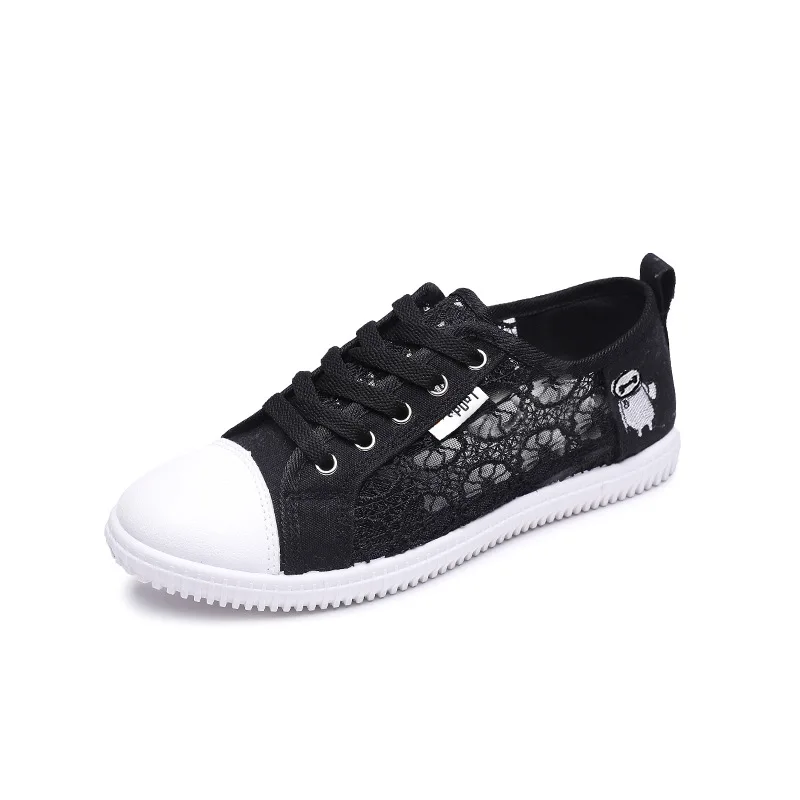 Женские кроссовки Повседневная дышащая парусиновая обувь разных цветов с