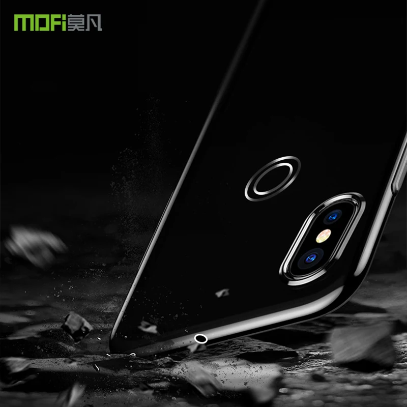 for Xiaomi mi8 case original MOFi xiaomi mi 8 cover silicon transparent soft TPU capas back |